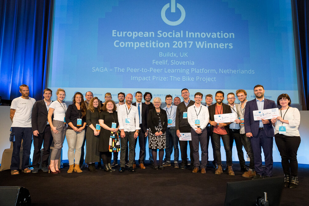 All finalists of the 2017 European Social Innovation Competition