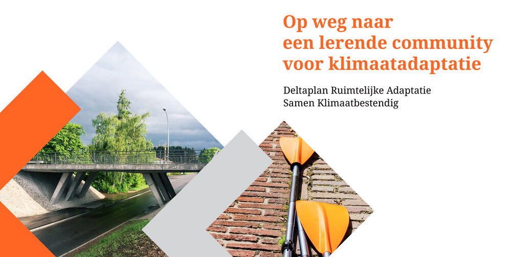 Cover van publicatie 'Op weg naar een lerende community voor klimaatadaptatie'